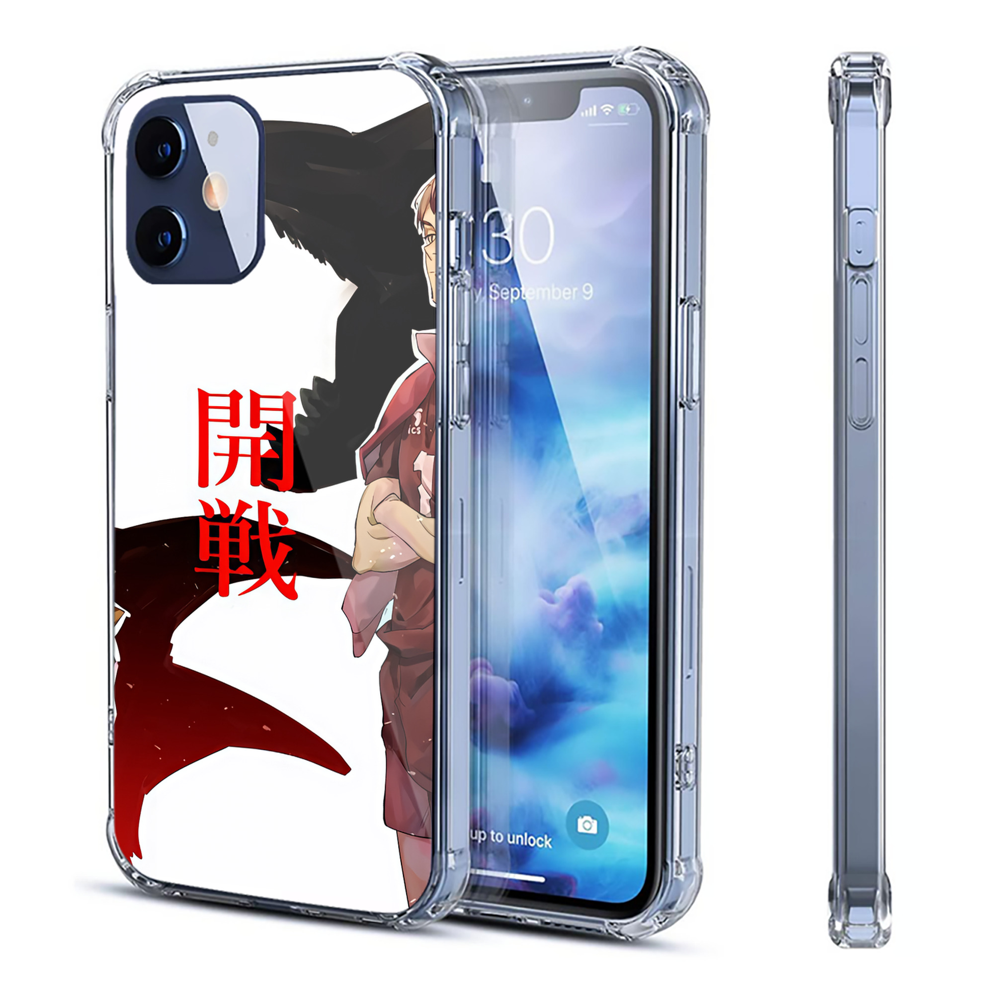 （画像用） ハイキュー!! Haikyu!! 【iPhone 12シリーズ対応】透明スマホケース（クリアソフトケース）